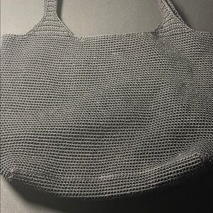 The Sak Black Textured Tote Bag